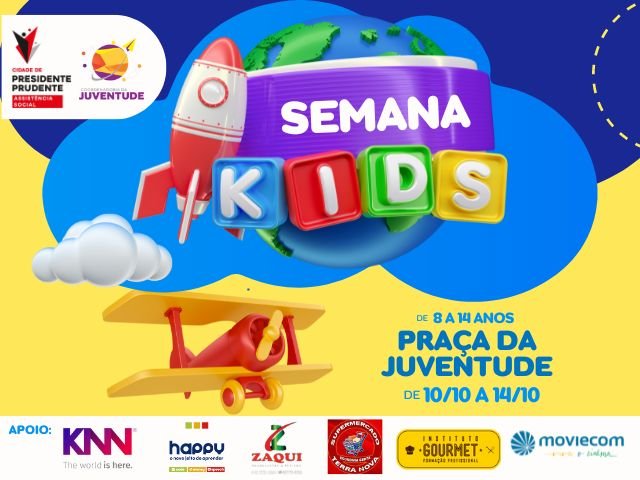 Coordenadoria da Juventude em parceria com algumas empresas locais promoverá a 1ª Semana KIDS da Praça da Juventude foto