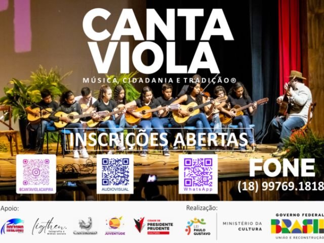 Inscrições para o Canta Viola foto