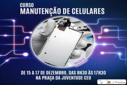 Coordenadoria da Juventude oferece curso gratuito de manutenção de celulares foto notícia